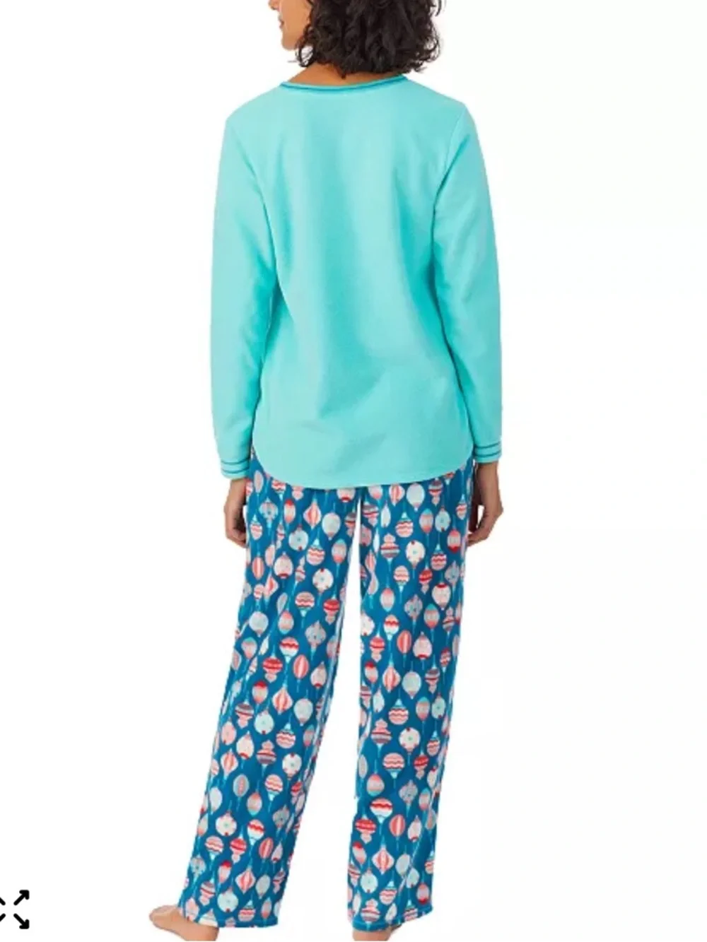 NWOT Cuddl Duds 2 Piece‎ Fleece Long Sleeve Pajama Set Holiday Warm Cabincore